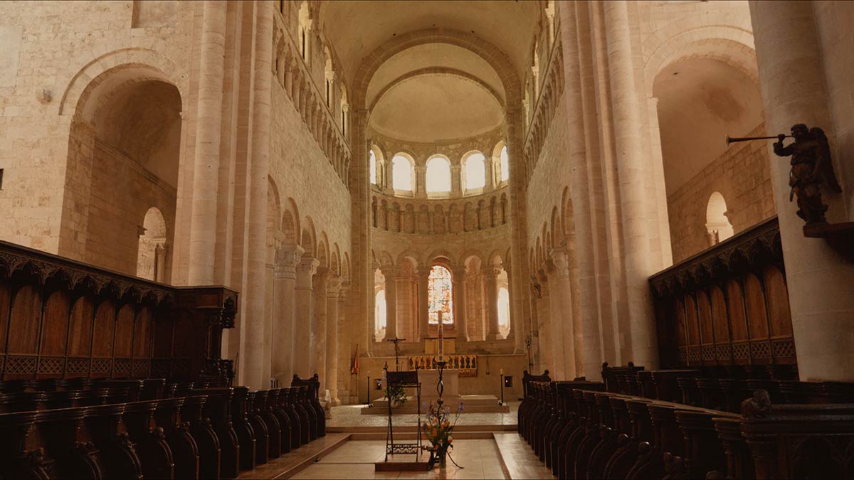Interieur de L'abbaye de Fleury