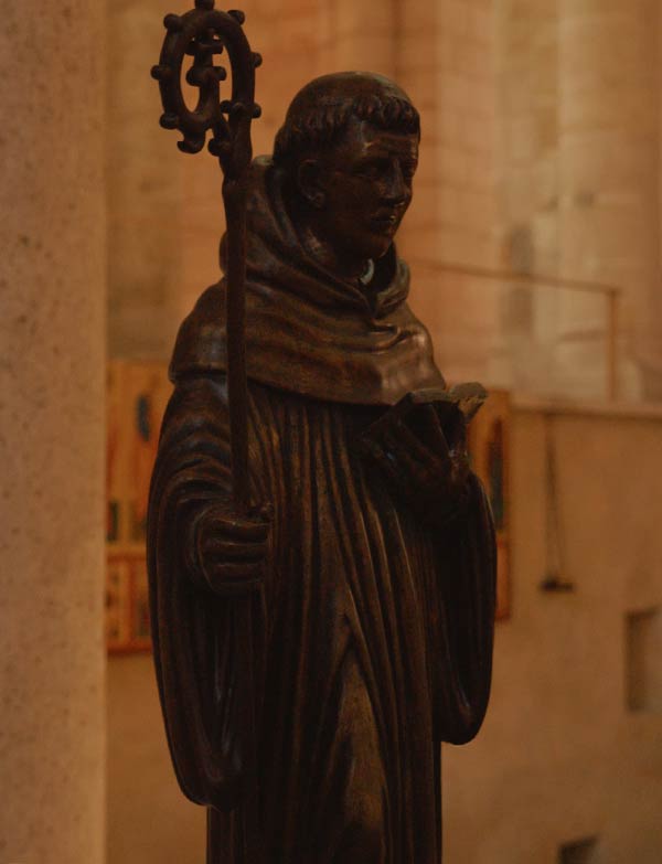 Sculpture Saint Benoit de Nursie